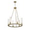 Z-Lite Beau 6 Light Chandelier, Rubbed Brass & Clear 3031-6RB - alternate 7